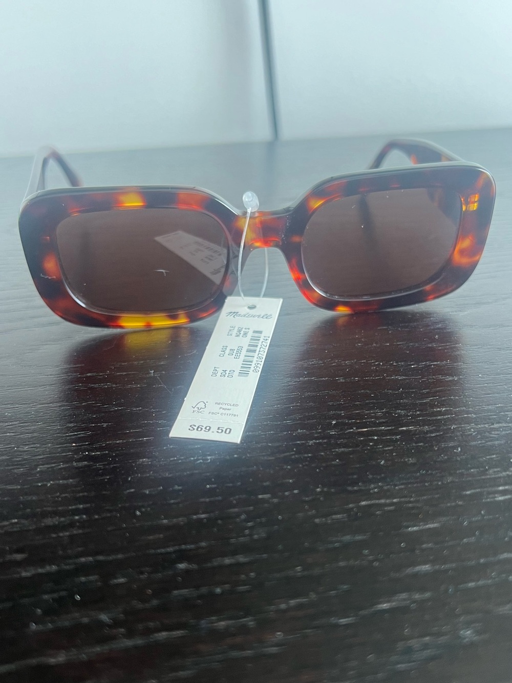 Madewell Linbrook Tortoise Brown Sunglasses - Picture 10 of 16
